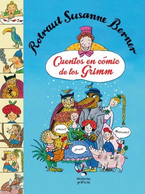 cover image of Cuentos en cómic de los Grimm